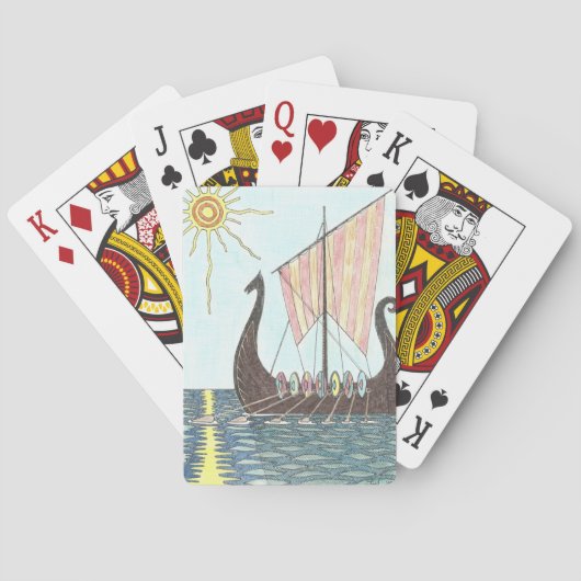 JEU DE CARTES VIKING DRAGONBOAT (dos)