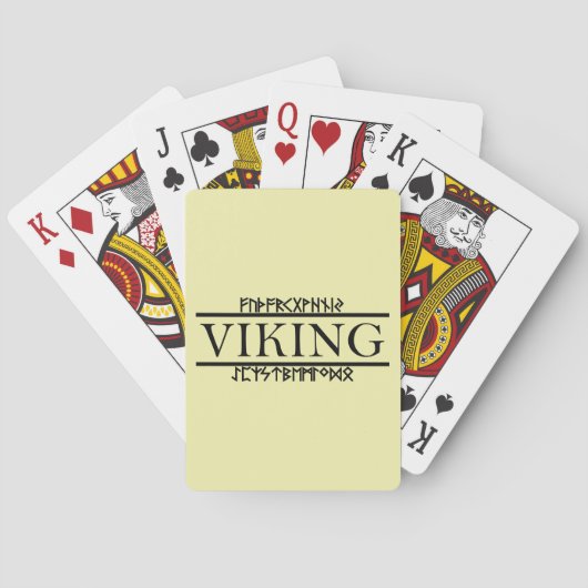 Jeu De Cartes Viking Runes Playing Cards (Classique) (dos)