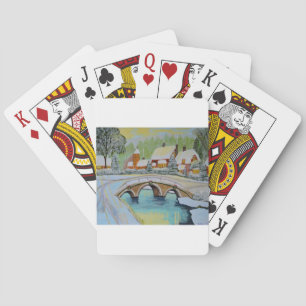Jeu De Cartes village d'hiver