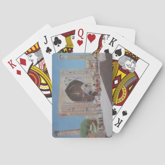 Jeu De Cartes Ville antique de Samarkand (par Vasily Vereshchagi (dos)