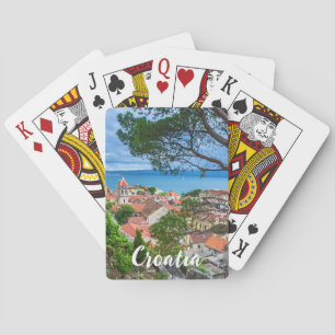 Jeu De Cartes Ville croate d'Omis