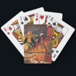 Jeu De Cartes Ville futuriste de science-fiction vintage avec vo<br><div class="desc">Illustration vintage de voyage et de transport dans une image de science-fiction présentant un cadre urbain rétro de livre de bande dessinée classique avec une ville du futur. Les bâtiments architecturaux ont la forme de cônes et les véhicules volent dans le ciel comme des oiseaux tandis que des foules de...</div>