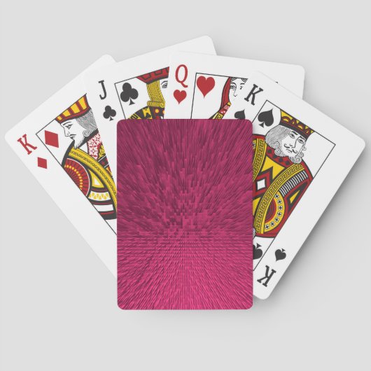 Jeu De Cartes Ville rose chaud...... (dos)