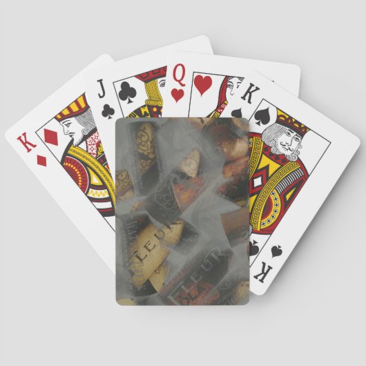 Jeu De Cartes Vin Cork Glace sèche (dos)