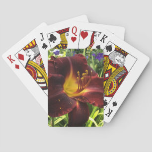 Jeu De Cartes Vin foncé de "Dominique" de DAYLILY