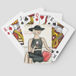 Jeu De Cartes Vin potable de Fashionista