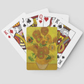 Jeu De Cartes Vincent Van Gogh 15 Peinture de tournesols (dos)