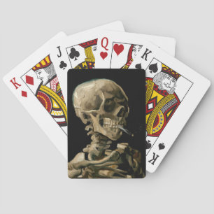 Jeu De Cartes Vincent van Gogh - Crâne avec cigarette allumée