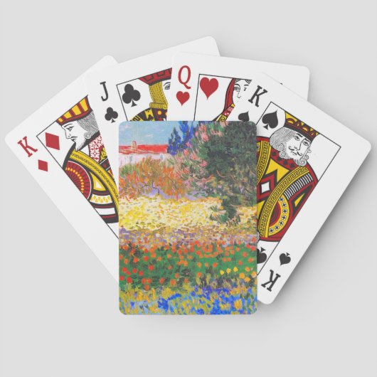Jeu De Cartes Vincent Van Gogh Flower Garden (dos)