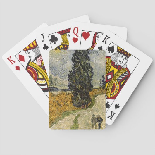 Jeu De Cartes Vincent van Gogh | Route avec Cyprès, 1890 (dos)