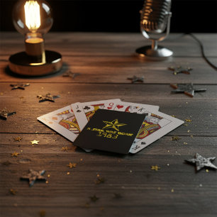 Jeu De Cartes Vintage A Star Est Né 1983 Yellow Star