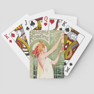 Jeu De Cartes Vintage Absinthe Robette