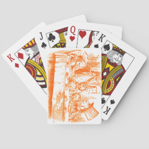 Jeu De Cartes Vintage Alice au Wonderland Tea Party