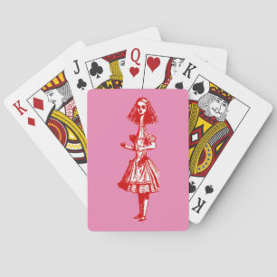 Jeu De Cartes Vintage Alice Stretched in Wonderland