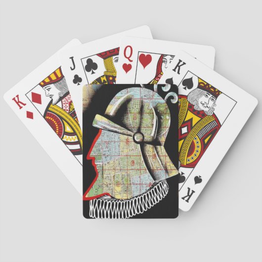 Jeu De Cartes Vintage Chili Santiago Voyage (dos)