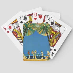 Jeu De Cartes Vintage Côte d'Azur Voyage en France