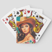 Jeu De Cartes Vintage Country Pin-up (dos)