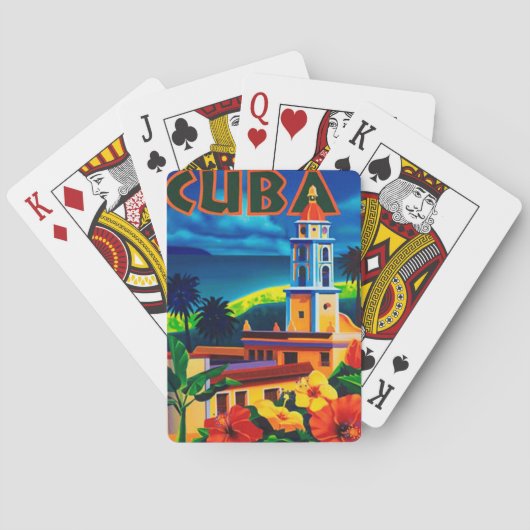Jeu De Cartes Vintage Cuba (dos)