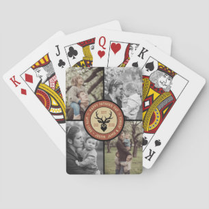 Jeu De Cartes Vintage Deer Meilleur Papa Photo Fête des pères pe