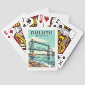Jeu De Cartes Vintage Duluth Minnesota (dos)
