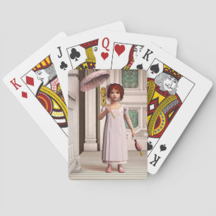 Jeu De Cartes Vintage Girl - Sweet Retro Style Victorien Art