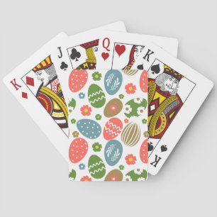 Jeu De Cartes Vintage Joyeuses fleurs de Pâques
