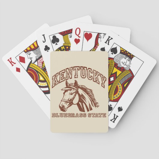 Jeu De Cartes Vintage Kentucky (dos)