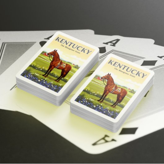 Jeu De Cartes Vintage Kentucky