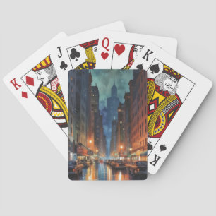 Jeu De Cartes Vintage Manhattan New York