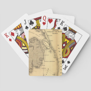 Jeu De Cartes Vintage Map of The Outer Banks