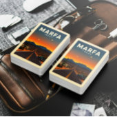 Jeu De Cartes Vintage Marfa Texas