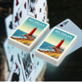 Jeu De Cartes Vintage Michigan