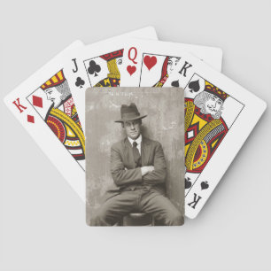 Jeu De Cartes Vintage mugshot mafia gangsters prison drôle