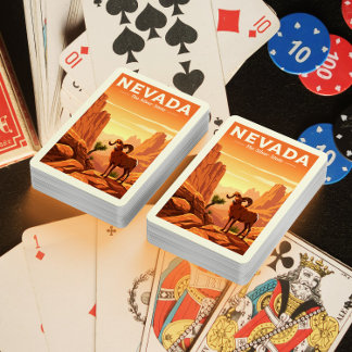 Jeu De Cartes Vintage Nevada