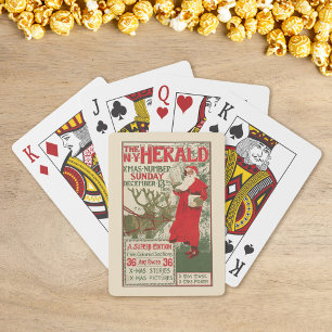 Jeu De Cartes Vintage New York Herald Christmas Edition