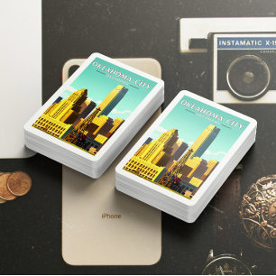 Jeu De Cartes Vintage Oklahoma City Oklahoma