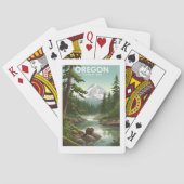 Jeu De Cartes Vintage Oregon (dos)