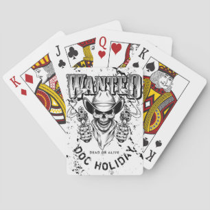 Jeu De Cartes Vintage Outlaw Personnalisation des cartes de jeu