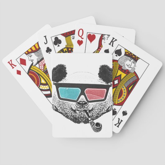 Jeu De Cartes Vintage panda 3-D glasses (dos)