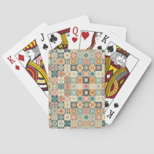 Jeu De Cartes Vintage, patchwork, paré