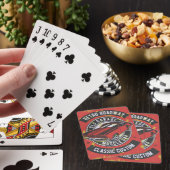 Jeu De Cartes Vintage Retro Hot Rod (In Situ)
