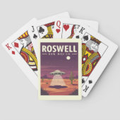 Jeu De Cartes Vintage Roswell New Mexico (dos)