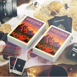 Jeu De Cartes Vintage Sedona Arizona