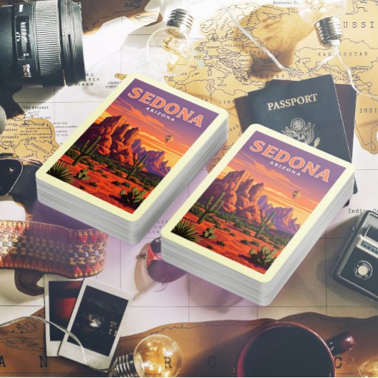 Jeu De Cartes Vintage Sedona Arizona