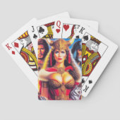 Jeu De Cartes Vintage Viking Warrior Woman (dos)