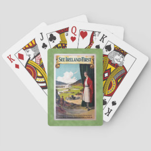 Jeu De Cartes Vintage Voir Irlande Premier voyage