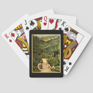 Jeu De Cartes Vintage voyage Cuba