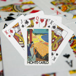 Jeu De Cartes Vintage voyage, Tennis, Sports, Monte Carlo Monaco<br><div class="desc">Illustration vintage Poster de voyage européen ou étiquette de bagage de Monte Carlo à Monaco avec un couple tenant des raquettes de tennis et regardant un tournoi de tennis près de la plage et la belle mer Méditerranée bleue. Amour et romantisme sur les courts de tennis. Monte Carlo est le...</div>