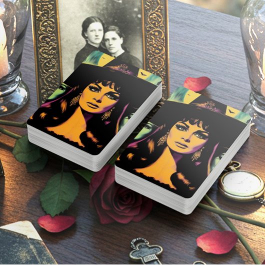 Jeu De Cartes Vintage Witch