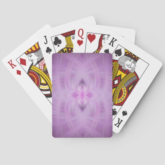 Jeu De Cartes VIOLET - Art fractal - (dos)